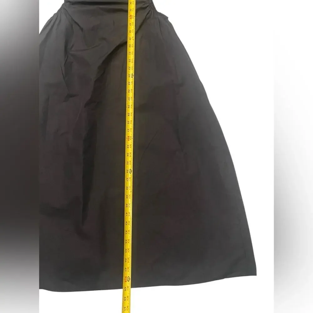 STORY PAOLA DRESS BLACK POPLIN SZ:S